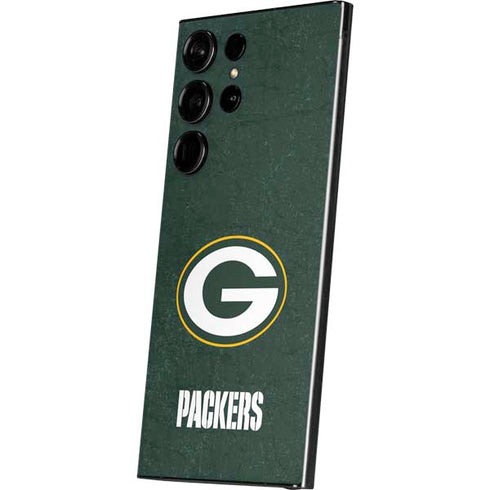 NFL Green Bay Packers Distressed Galaxy S25 Ultra Skin